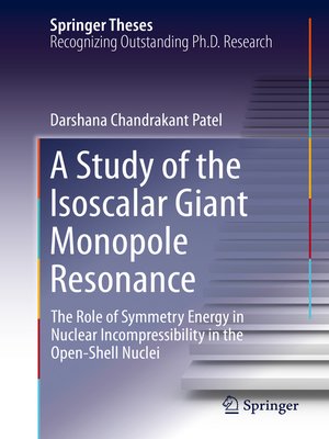cover image of A Study of the Isoscalar Giant Monopole Resonance